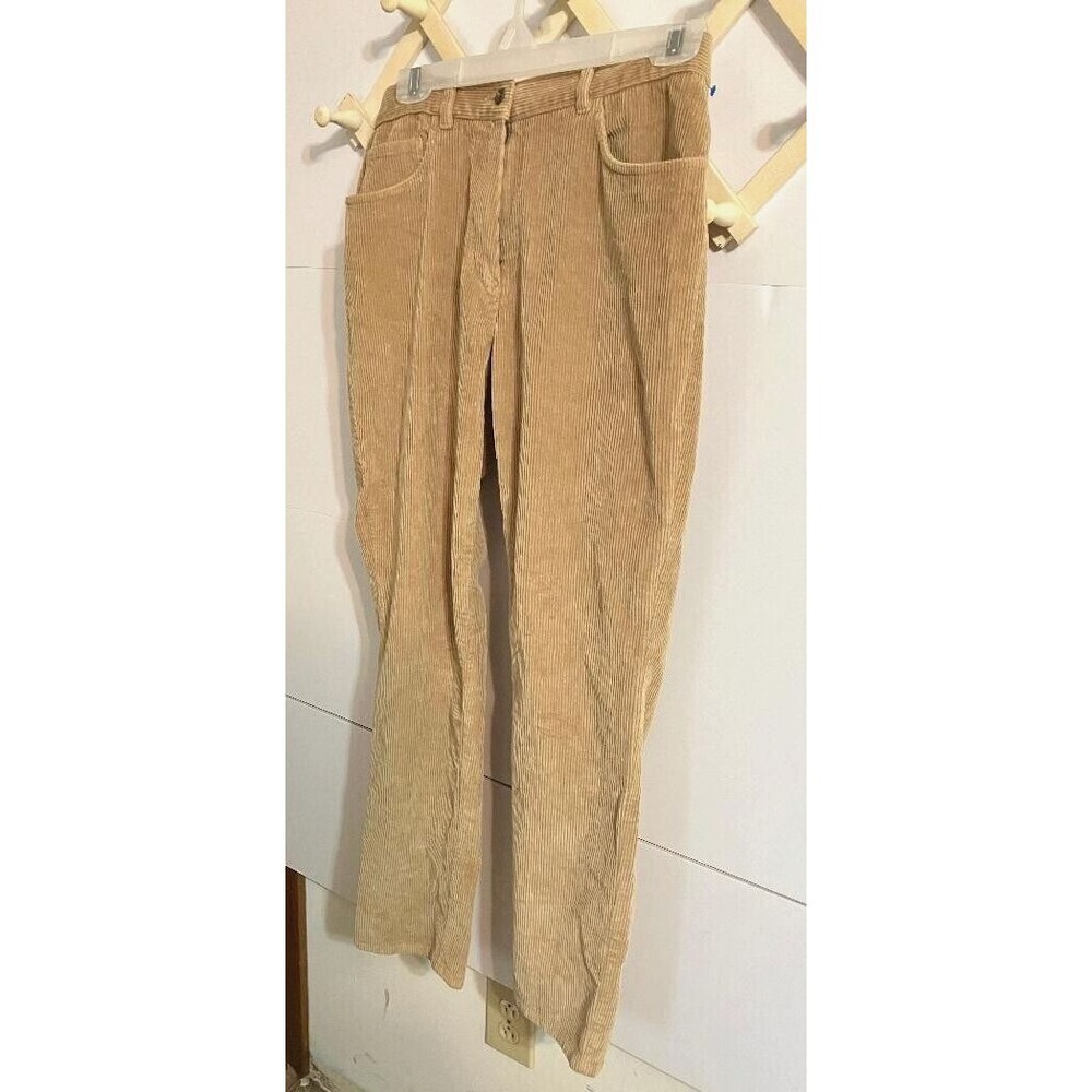 Lauren Ralph Lauren Girls Corduroy Pants‎ Beige 8 Preppy School Aesthetic Chic - Picture 3 of 11
